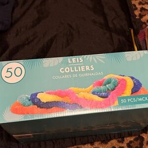 Colorful Lei Collars - 50 Pack